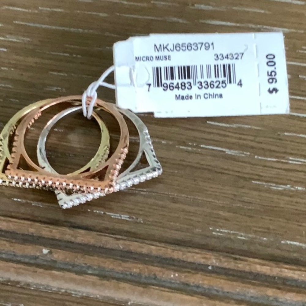 Michael Kors Micro Muse - 3 rings NWT